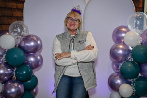 EHRAR Co-Founder Jeanette Addington in the Photo Booth at the 2026 EHFAR For the Love of Kids Fundraiser.