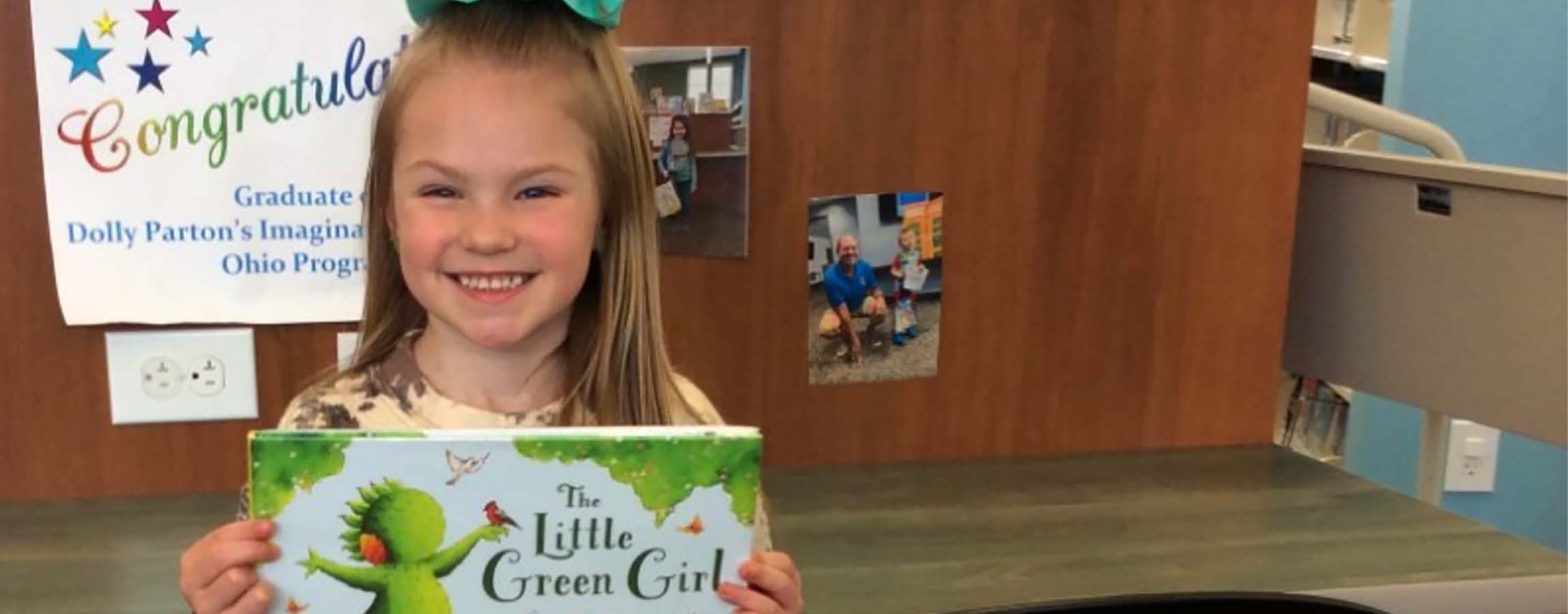 Graduate of the Perry County, Ohio Dolly Parton's Imagination Library program.