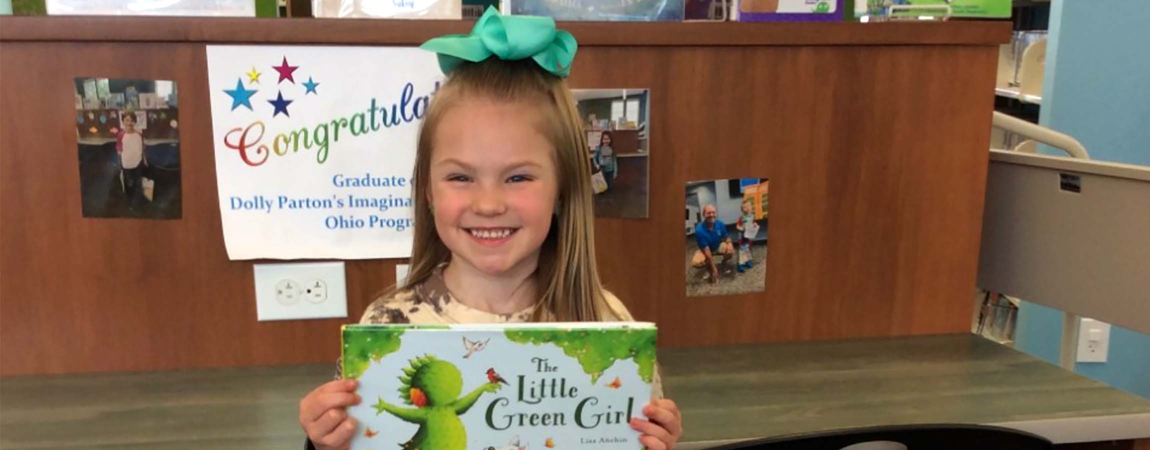 Graduate of the Perry County, Ohio Dolly Parton's Imagination Library program.